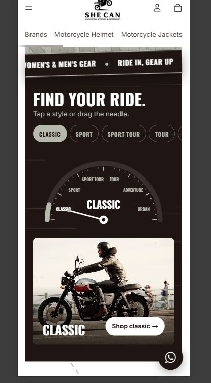 Find your ride, the ride-style finder